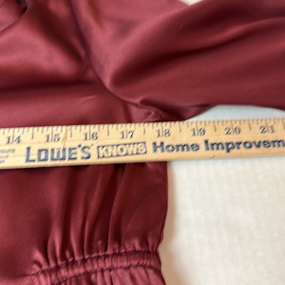 Soft Surroundings wine color blouse - Picture 8 of 12